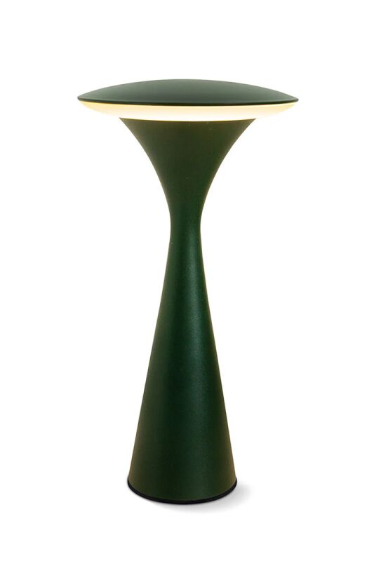 Akku LED Tischleuchte Hello Space grün von 8 seasons design