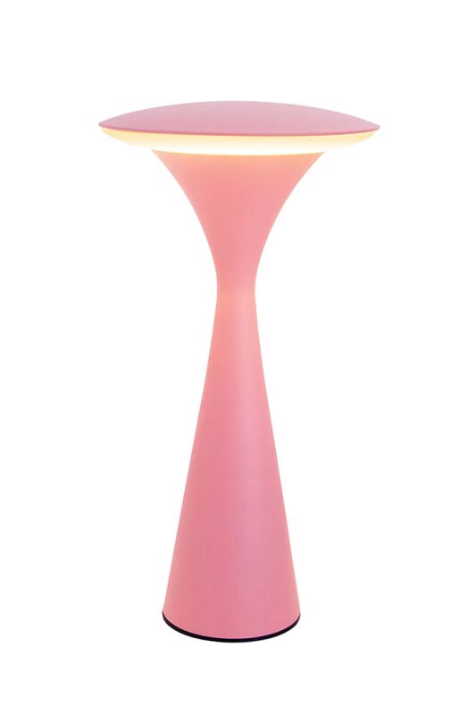 Akku LED Tischleuchte Hello Space pink von 8 seasons design