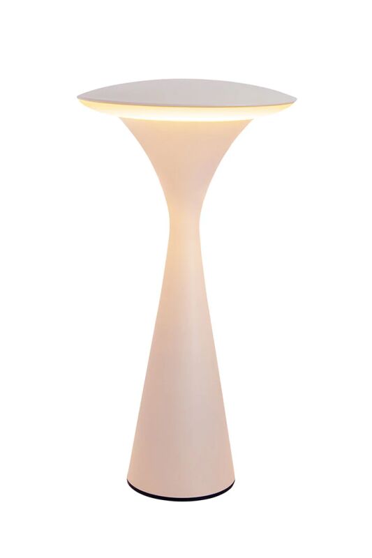 Akku LED Tischleuchte Hello Space sand von 8 seasons design