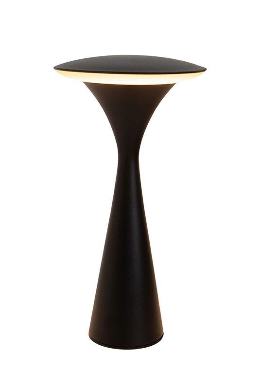 Akku LED Tischleuchte Hello Space schwarz Akku LED Tischleuchte Hello Space schwarz von 8 seasons design