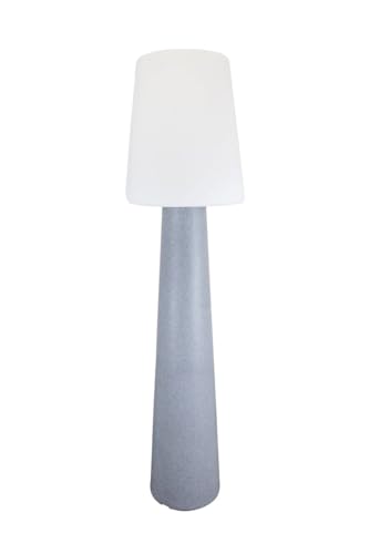 8 seasons design Designer Außenleuchte ?9160cm, IP44, UV- und witterungsbeständig, Außenstehleuchte, Gartenstehlampe) No.1 stone solar H 160 cm von 8 seasons