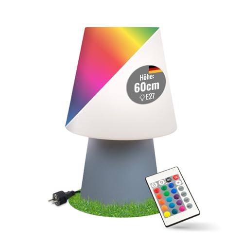 8Seasons 32528L LED, Plastik, 6 W, grau, höhe 60 cm, Durchmesser 39 cm von 8 seasons