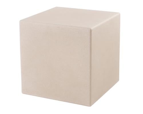 8 seasons design LED Würfel 43 cm, Shining Cube (sand), E27, Leuchtmittel warmweiß – wetterfest – Leuchtwürfel für außen (Garten, Terrasse, Balkon) und innen – Beistelltisch, Hocker von 8 seasons