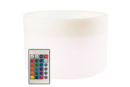8 seasons design Shining Elegant Pot XM (LED) Beleuchteter Blumentopf, Weiß von 8 seasons
