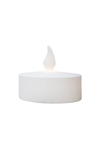 8 seasons design Shining Tealight Ø 40 cm (Weiß), E27 Fassung inkl. Leuchtmittel in warmweiß, LED Teelicht, Dekoleuchte, Weihnachts-Deko, Winter-Deko, für außen und innen von 8 seasons
