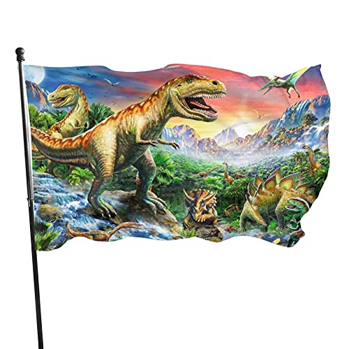 Bannerfahnen Dinosaurier Fossilien Ära Alte Geschichte Flaggen Banner Langlebig Sommer Flaggen Lustige Dekorative Fahnen, Für Bauernhaus, Garten von 803
