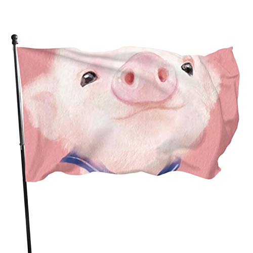 Bannerfahnen Nettes Rosa Schwein Außenbanner Lustige Garten Fahnen Durable Sommer Flaggen, Für Veranda, Partys von 803