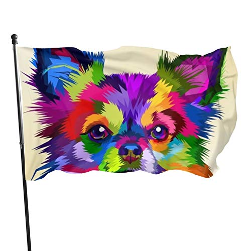 Bannerfahnen Süßer Chihuahua Willkommensflagge Lustige Garten Fahnen Verblassen Beständig Gartenflaggen, Für Bauernhaus, Garten von 803