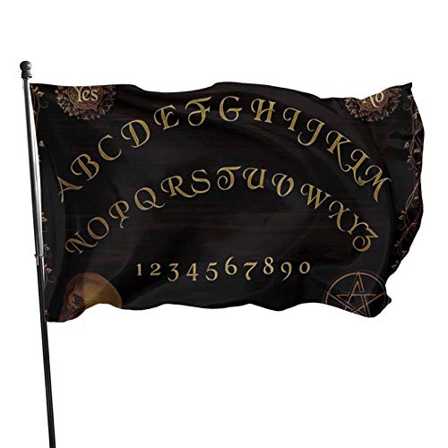 Garten Flagge Schwarzes Hexen Ouija Brett Gotisches Halloween Flaggen Banner Langlebig Dekoratives Banner Verblassen Beständig Sommer Flaggen, Für Partys, Drinnen Und Draußen von 803