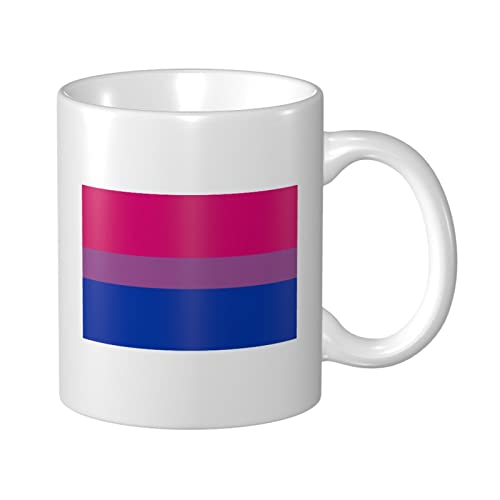 Kaffee Tasse Bisexuelle Stolz Flagge Camping-Becher Liebhaber Retro Tasse Personalisierte Tee Tasse, Für Daheim, Kaffee, Trekking, 330Ml von 803