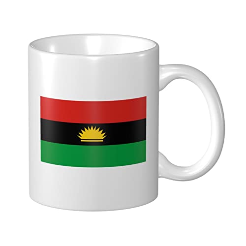 Kaffee Tasse Flagge Von Biafra Retro Tasse Personalisierte Dekorativ Tasse Lustig Tee Tasse, Für Tee, Kaffee, Daheim, 330Ml von 803