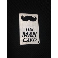 Der Man Card Flaschenöffner, Kreditkartengröße von 805MetalCraft
