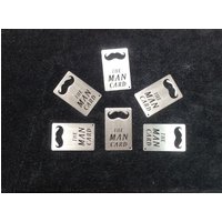 The Man Card | 6Er Pack, Flaschenöffner in Kreditkartengröße von 805MetalCraft