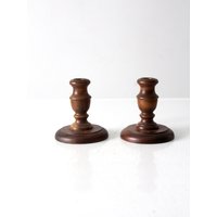 2 Paar Kerzenhalter Aus Holz von 86home