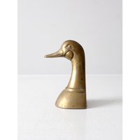 Mid-Century Ente Buchstütze Aus Messing Mid-Century Ente Buchstütze Aus Messing von 86home