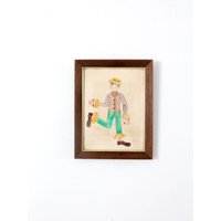 Vintage Gerahmte Clownkunst von 86home