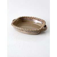 Vintage Handgemachte Keramik Servierschale von 86home