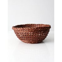 Vintage Offene Korbschale Vintage Offene Korbschale von 86home