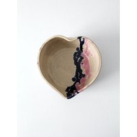 Vintage Herzförmige Studio Keramik Schale von 86home