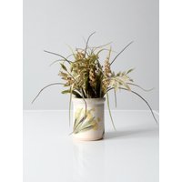 Vintage Studio Keramik Vase, Handbemalte Blumentopfvase von 86home