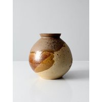 Vintage Studio Keramik Vase, Künstler Signiert von 86home
