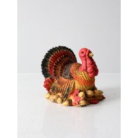 Vintage Thanksgiving-Truthahn-Mittelstück von 86home