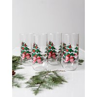 Vintage Weihnachtstrinkgläser Set/4 von 86home