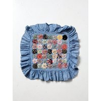 Vintage Yo-Yo Quilt Kissenbezug von 86home