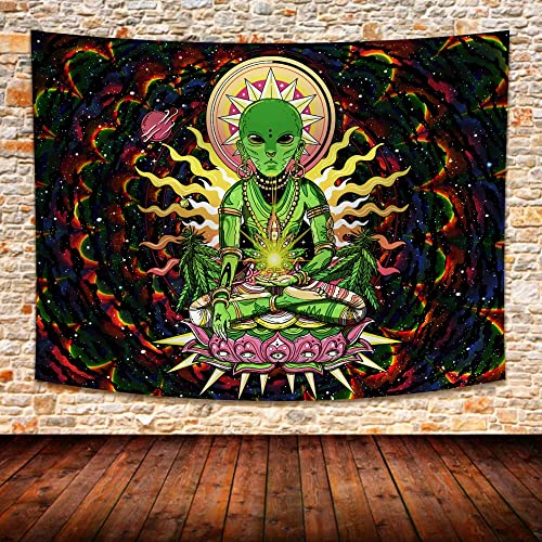 874 Wandteppiche Yoga Alien Psychedelisch Deko Wandbehang Langlebig Wandtuch Für Geschenke Schlafsaal Apartment,130X150Cm 874 Wandteppiche Yoga Alien Psychedelisch Deko Wandbehang Langlebig Wandtuch Für Geschenke Schlafsaal Apartment,130X150Cm von 874