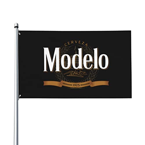 Garten Flaggen Modelo-Bier Personality Flags Weatherproof Garten Banner Uv-Beständig Balkonflagge Für Parade Festival Outdoor 90x150cm von 874