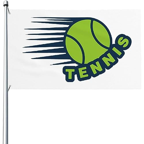 Garten Flaggen Tennis Open Balkonflagge Lichtbeständige Garten Fahnen Wetterfest Dekorative Fahnen Für Yard Rasen Home 90x150 cm von 874