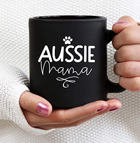 Kaffeebecher S Für Weihnachten Aussie Mama, Aussie Lover, Aussie Lover Mama, Aussie For Her, Dog Mama Geschenk Tasse Retro Keramik Tasse Einfache ​Kaffee Tasse 330 Ml von 874