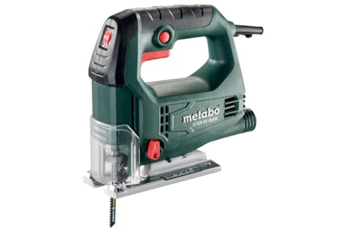 Metabo Stichsäge STEB 65 Quick (601030000) Karton, Nennaufnahmeleistung: 450 W, Abgabeleistung: 230 W, Schnitttiefe Holz: 65 mm von metabo