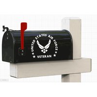 Mailbox Abdeckung Air Force Veteran - 2Er Set Vinyl Decals Us Airman Military Sticker Home Garden Decor Fahrzeug von 8FlagsDesign