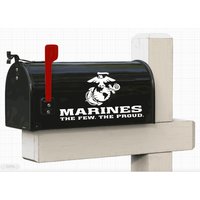 Mailbox Cover Marine Corps "The Few & The Proud" - 2 Vinyl Usmc Aufkleber Armee Militär Hausgarten Rasen Fahrzeug" von 8FlagsDesign