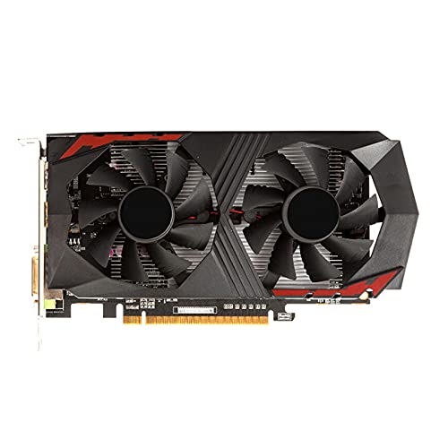 8KLANMMQ Grafikkarte passend für GTX 1050Ti GPU 4GB GDDR5 128 Bit Gaming Desktop Computer PC Video Grafikkarten Fan Grafikkarte von 8KLANMMQ