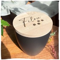 Keramik Tierurne "Black" Keramik Tierurne "Black" von 8memories