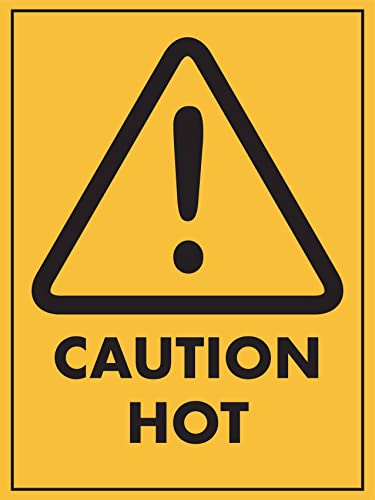 Achtung Heiß Warnschild Dekoschild Metall Schilder Blechschild Für Draußen Innen 20X30cm von 908