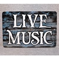 Blechschild Live Music Club Bar Veranstaltungsort Konzert Theater Dekoration Band Bühne Hand Roadie Musiker Open Mic Nacht 8 "x 12" Man Cage Blechschild Live Music Club Bar Veranstaltungsort Konzert Theater Dekoration Band Bühne Hand Roadie Musiker Open Mic Nacht 8 "x 12" Man Cage von 923graphics