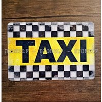 Metallschild Taxi Cab Cabobrio Stadt Öffentlicher Nahverkehr Stand Street Service Hack Hackney Jitney Mann Höhle Metallschild Taxi Cab Cabobrio Stadt Öffentlicher Nahverkehr Stand Street Service Hack Hackney Jitney Mann Höhle von 923graphics