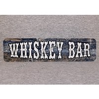 Metallschild Whisky Bar Whisky Gasthaus Tavern Lounge Limousine Trinker Bier Garten Inn Brauerei Trinkt 3 "x 12" Wandschild." von 923graphics
