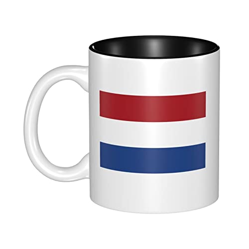 934 Fototasse Flagge Der Niederlande Keramik Tasse Bedruckt Kaffeepott Lustig Keramik-Tasse Für Arbeit, Männer, Freundin 330Ml von 934