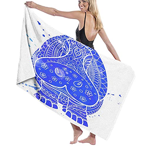 934 Strandtücher Nilpferd Strandlaken Weiches,Sandfreie Duschtücher Für Yoga Camping Spa,80X130cm von 934