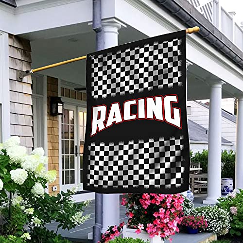 Feiertage Flags Verblassen Beständig Yard-Flaggen Langlebig Garten Flagge Décor Für Outdoor Yard Veranda Racing Zielflagge 30x45cm von 934