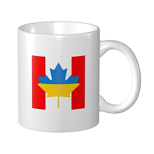 Kaffeepott 330Ml Ukraine-Flagge Kanada Kaffeebecher Bedruckt Geschenk Tasse Personalisierte Kaffee Tasse Für Arbeit, Geschenk, Männer von 934