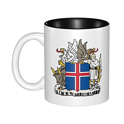 Teetasse Wappen Von Island Geschenk Tasse Lustig Kaffeetasse Unisize Fototasse Für Männer, Freundin, Frauen 330Ml von 934