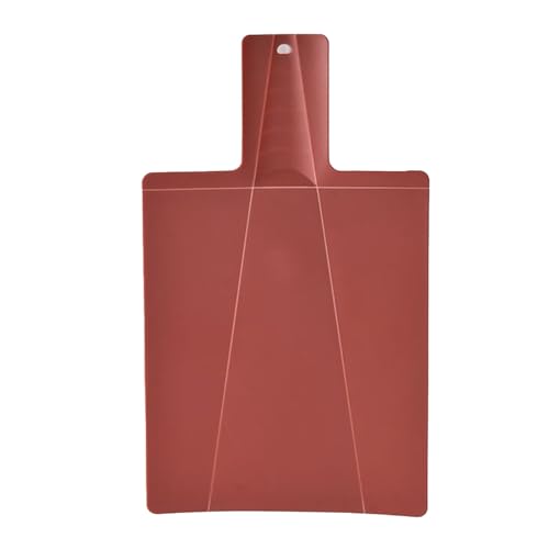 Faltbares Schneidebrett mit Griff Schneidebrett Chopping Board Cutting Board Küchenbrett Klappbares-Schneidebrett Biegsames Schneidebrett Knickbares Schneidebrettchen (Red) von 95sCloud-1