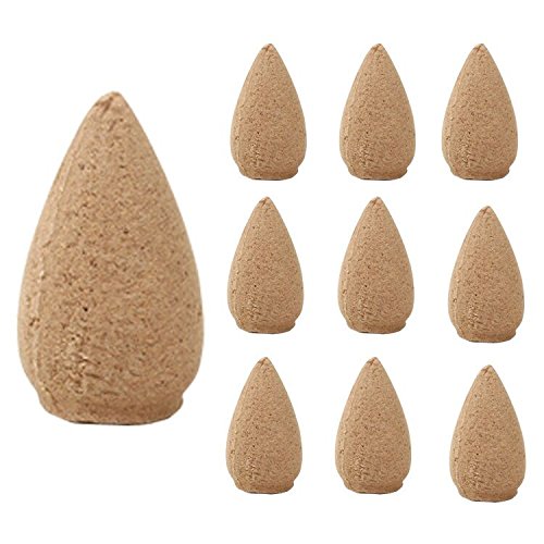 10 Stück Rückfluss Räucherkegel Aromatische Räucherkegel Tower Cones Incense Backflow Natürlicher Sandelholz Weihrauch Kegel Rückfluss Räucherstäbchen für Yoga-Räume oder Wohnkultur von 95sCloud