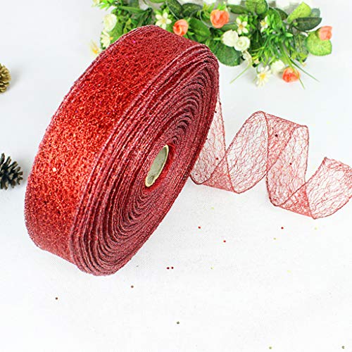 95sCloud Weihnachten Leinenband Geschenkband, 1000 x 5 cm Schleifenband Dekoband Ripsband bänder für Hochzeit Weihnachten Taufe Ostern Halloween Christmas Bänder Stoffband Tischband Tischläufer (Rot) 95sCloud Weihnachten Leinenband Geschenkband, 1000 x 5 cm Schleifenband Dekoband Ripsband bänder für Hochzeit Weihnachten Taufe Ostern Halloween Christmas Bänder Stoffband Tischband Tischläufer (Rot) von IYVYI