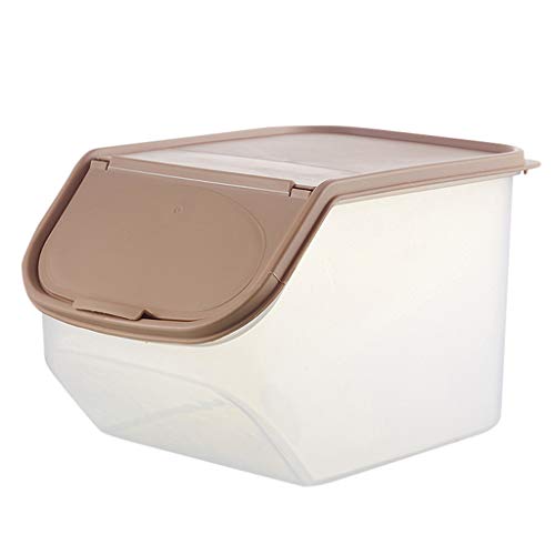 95sCloud Futterbox, Aufbewahrungsbox für Tierfutter, Organisation Hundefutter Katzenfutter, Futtertonne, Futterbehälter, Trockenfutter Vorratsbehälter, Mehl, Zucker, Reis, Nüsse, Bohnen, Small, Large von 95sCloud